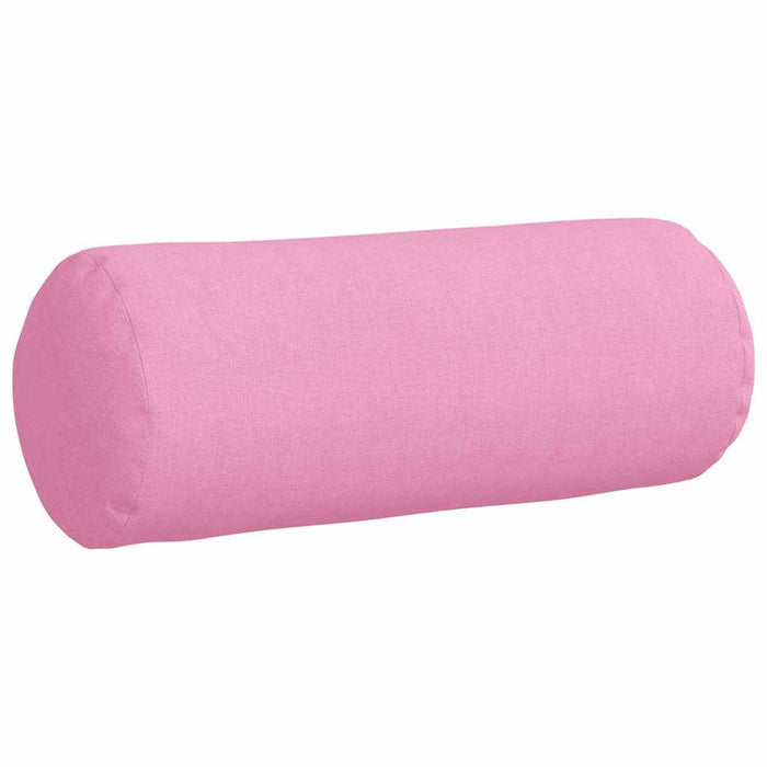 Perne Bolster 2 pcs Roz Ø 15 x 40 cm țesătură - WALTI WALTI