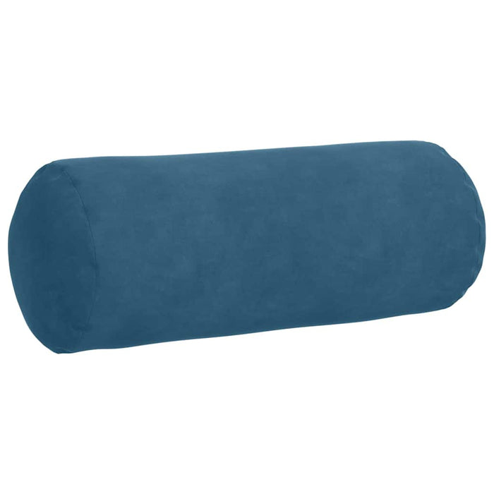 Perne Bolster 2 pcs albastru Ø 15 x 40 cm Țesătură din corduroy - WALTI WALTI