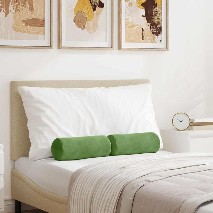 Perne Bolster 2 pcs Verde deschis Ø 15 x 40 cm - WALTI WALTI