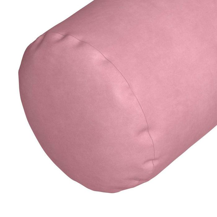 Perne Bolster 2 pcs Roz Ø 15 x 40 cm Țesătură din corduroy - WALTI WALTI