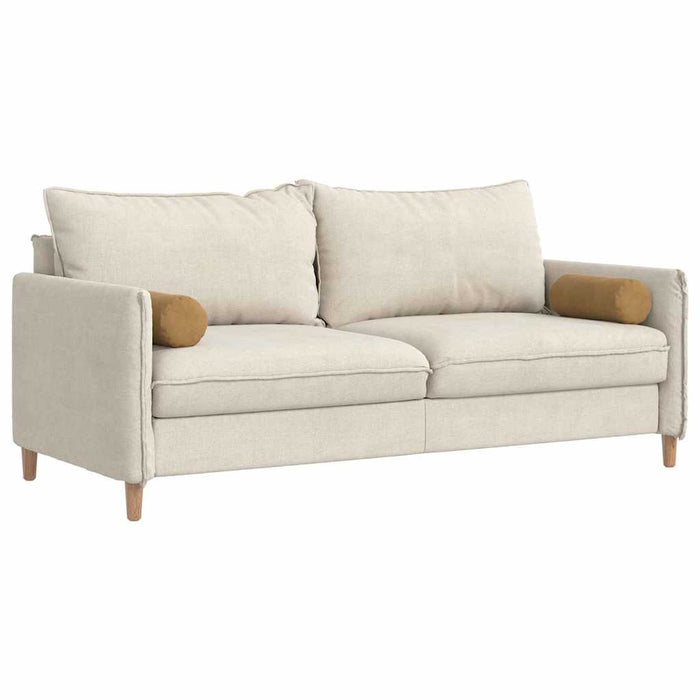Perne Bolster 2 pcs Maro Ø 15 x 40 cm Țesătură din corduroy - WALTI WALTI