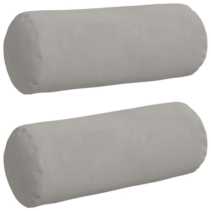 Perne Bolster 2 pcs Gri deschis Ø 15 x 40 cm - WALTI WALTI