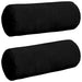 Perne Bolster 2 pcs Negru Ø 15 x 40 cm Țesătură din microfibră - WALTI WALTI