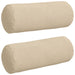 Perne Bolster 2 pcs Crem Ø 15 x 40 cm Țesătură din microfibră - WALTI WALTI