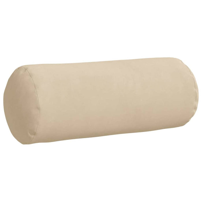 Perne Bolster 2 pcs Crem Ø 15 x 40 cm Țesătură din microfibră - WALTI WALTI