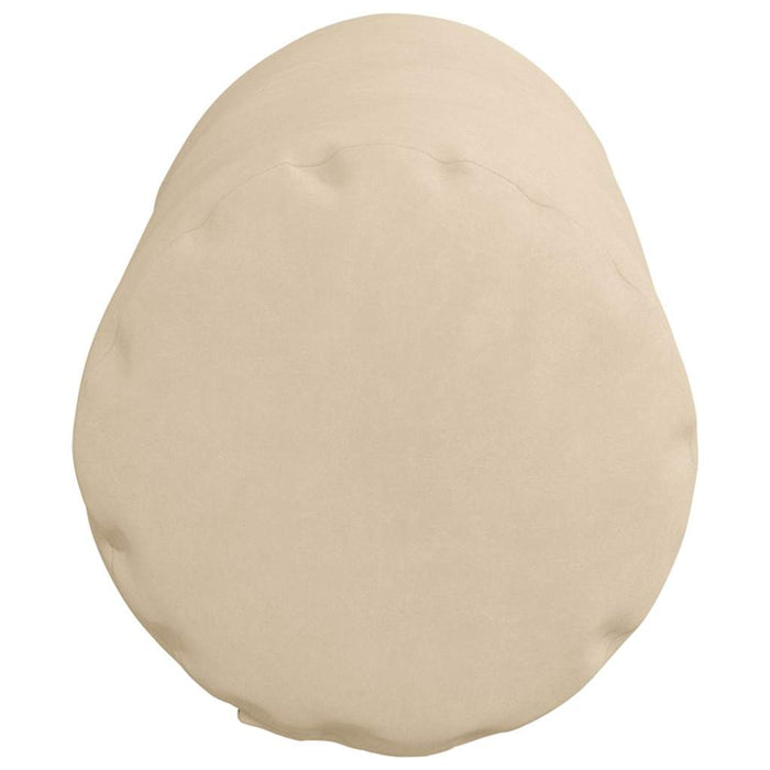 Perne Bolster 2 pcs Crem Ø 15 x 40 cm Țesătură din microfibră - WALTI WALTI