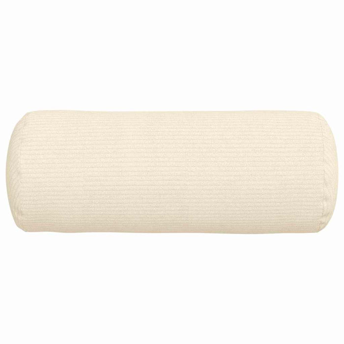 Perne Bolster 2 pcs Crem Ø 15 x 40 cm Țesătură din corduroy - WALTI WALTI