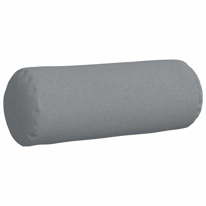 Perne Bolster 2 pcs Gri deschis Ø 25 x 70 cm țesătură - WALTI WALTI