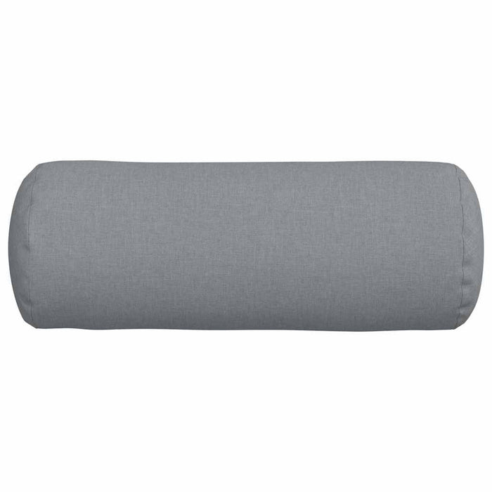 Perne Bolster 2 pcs Gri deschis Ø 25 x 70 cm țesătură - WALTI WALTI