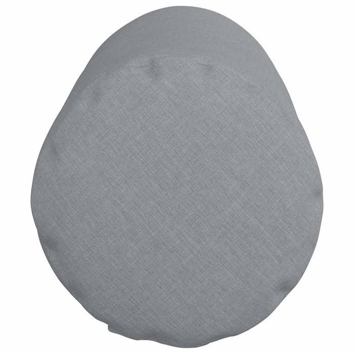Perne Bolster 2 pcs Gri deschis Ø 25 x 70 cm țesătură - WALTI WALTI