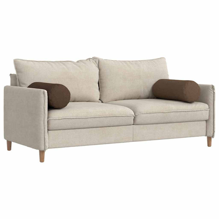 Perne Bolster 2 pcs Maro Ø 25 x 70 cm țesătură - WALTI WALTI
