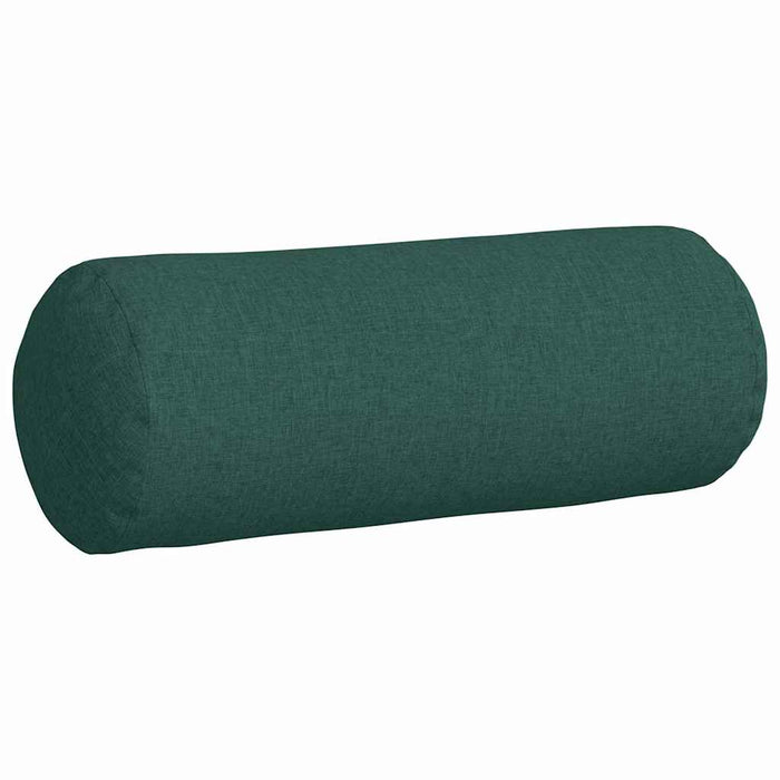 Perne Bolster 2 pcs Verde închis Ø 25 x 70 cm țesătură - WALTI WALTI