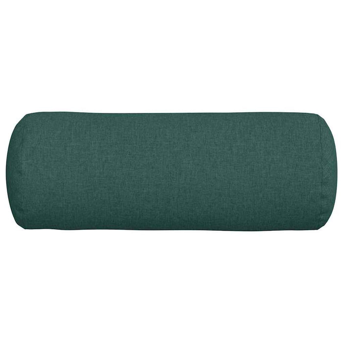 Perne Bolster 2 pcs Verde închis Ø 25 x 70 cm țesătură - WALTI WALTI