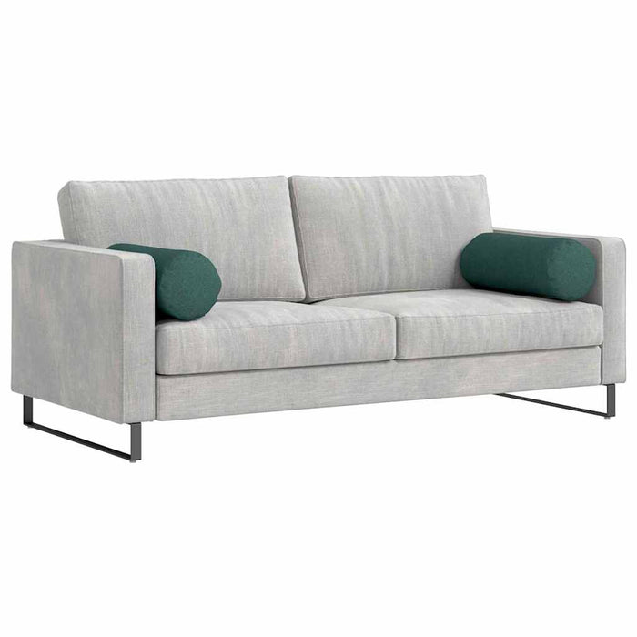 Perne Bolster 2 pcs Verde închis Ø 25 x 70 cm țesătură - WALTI WALTI