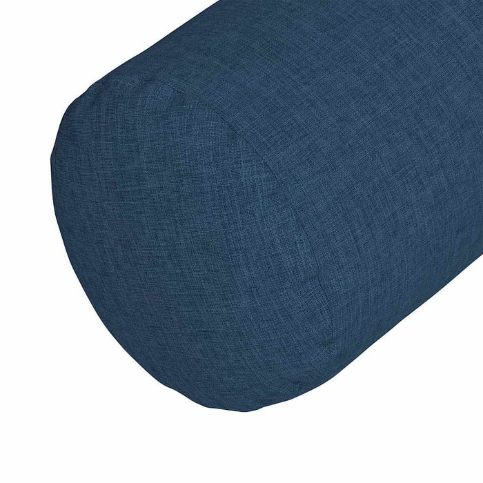 Perne Bolster 2 pcs albastru Ø 25 x 70 cm țesătură - WALTI WALTI