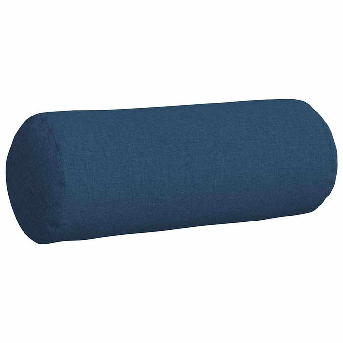 Perne Bolster 2 pcs albastru Ø 25 x 70 cm țesătură - WALTI WALTI