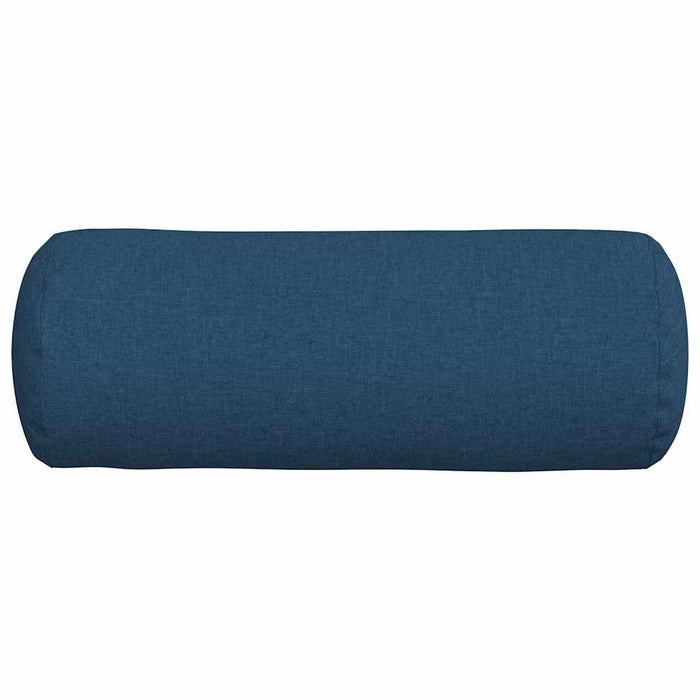 Perne Bolster 2 pcs albastru Ø 25 x 70 cm țesătură - WALTI WALTI