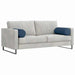 Perne Bolster 2 pcs albastru Ø 25 x 70 cm țesătură - WALTI WALTI