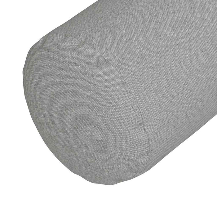 Perne Bolster 2 pcs Gri nori Ø 25 x 70 cm țesătură - WALTI WALTI