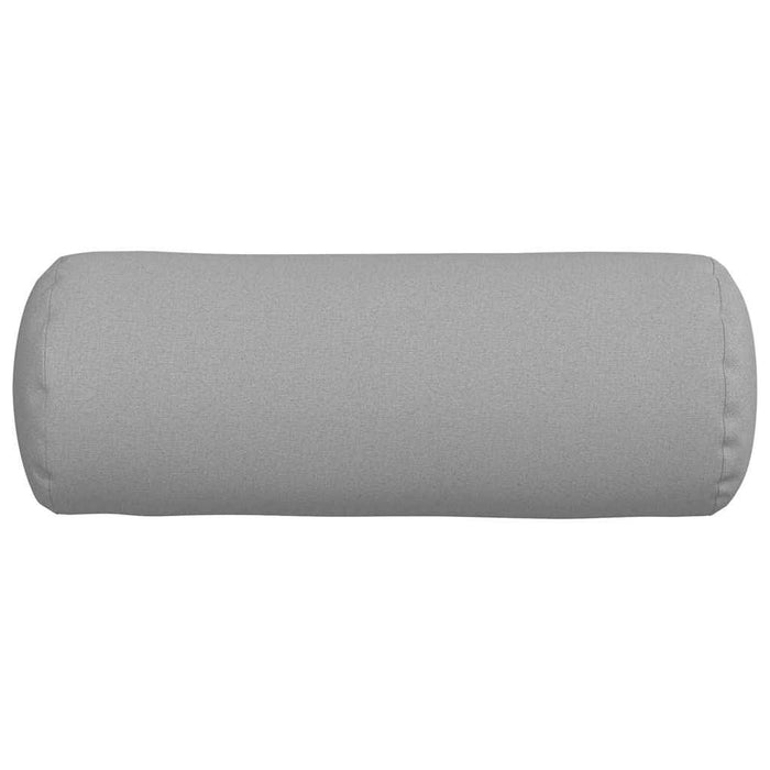 Perne Bolster 2 pcs Gri nori Ø 25 x 70 cm țesătură - WALTI WALTI