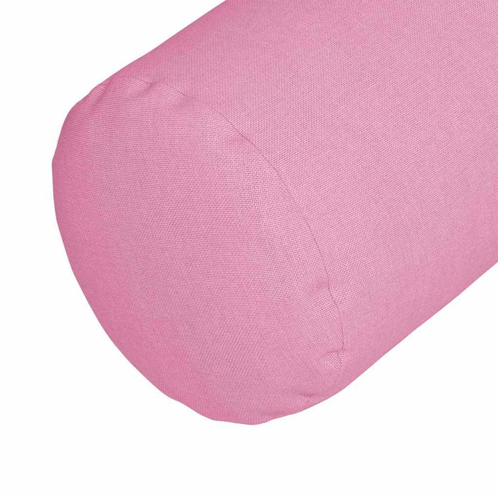 Perne Bolster 2 pcs Roz Ø 25 x 70 cm țesătură - WALTI WALTI