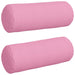 Perne Bolster 2 pcs Roz Ø 25 x 70 cm țesătură - WALTI WALTI