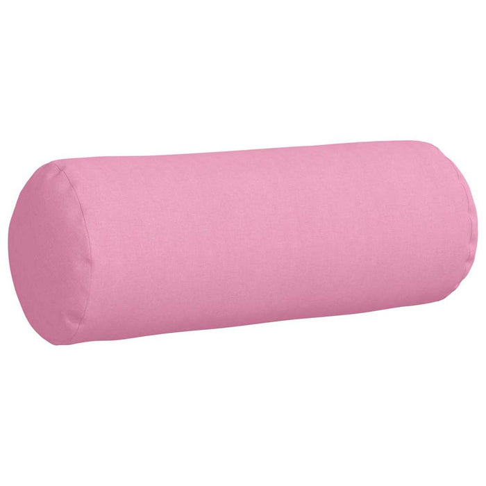Perne Bolster 2 pcs Roz Ø 25 x 70 cm țesătură - WALTI WALTI