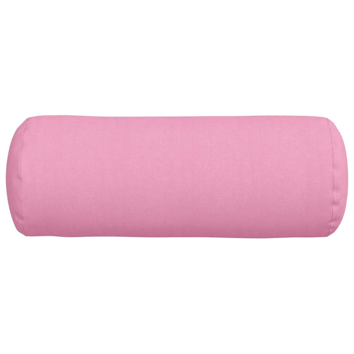 Perne Bolster 2 pcs Roz Ø 25 x 70 cm țesătură - WALTI WALTI