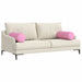 Perne Bolster 2 pcs Roz Ø 25 x 70 cm țesătură - WALTI WALTI