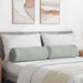 Perne Bolster 2 pcs Gri deschis Ø 25 x 70 cm - WALTI WALTI