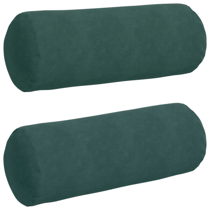 Perne Bolster 2 pcs Verde închis Ø 25 x 70 cm - WALTI WALTI
