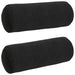 Perne Bolster 2 pcs Negru Ø 25 x 70 cm Țesătură din corduroy - WALTI WALTI