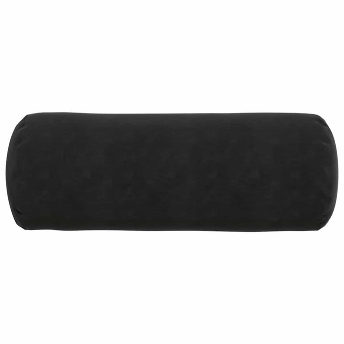 Perne Bolster 2 pcs Negru Ø 25 x 70 cm Țesătură din corduroy - WALTI WALTI