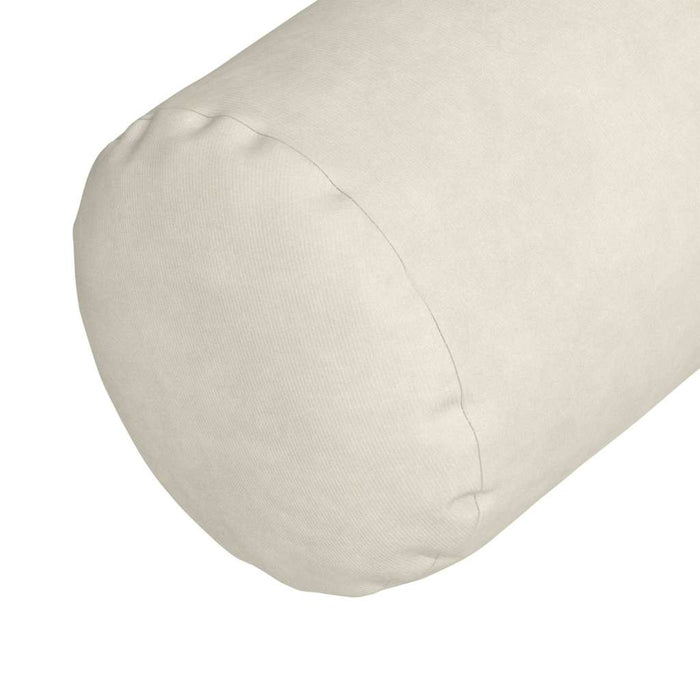 Perne Bolster 2 pcs Crem Ø 25 x 70 cm Țesătură din corduroy - WALTI WALTI