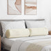 Perne Bolster 2 pcs Crem Ø 25 x 70 cm Țesătură din corduroy - WALTI WALTI