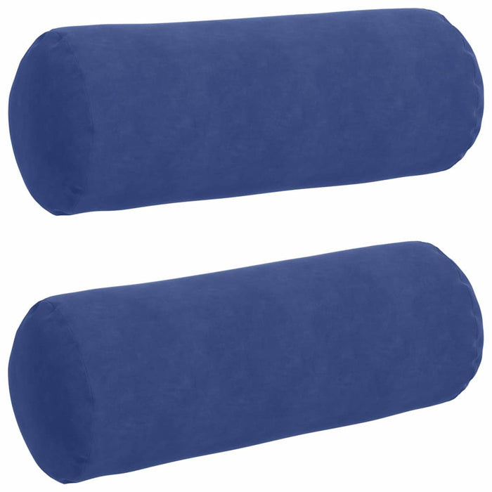 Perne Bolster 2 pcs Albastru Poliție Ø 25 x 70 cm - WALTI WALTI