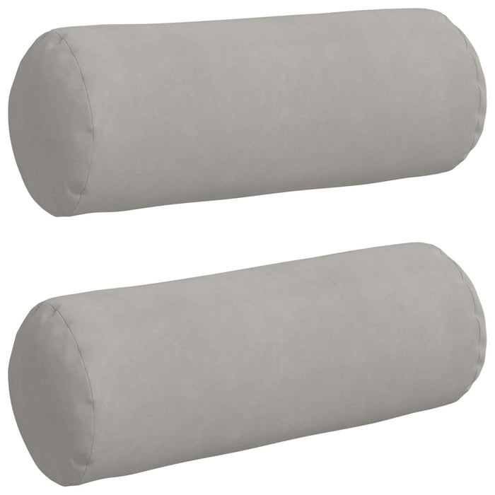 Perne Bolster 2 pcs Gri deschis Ø 25 x 70 cm - WALTI WALTI