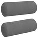 Perne Bolster 2 pcs Gri închis Ø 25 x 70 cm - WALTI WALTI