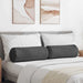 Perne Bolster 2 pcs Gri închis Ø 25 x 70 cm - WALTI WALTI