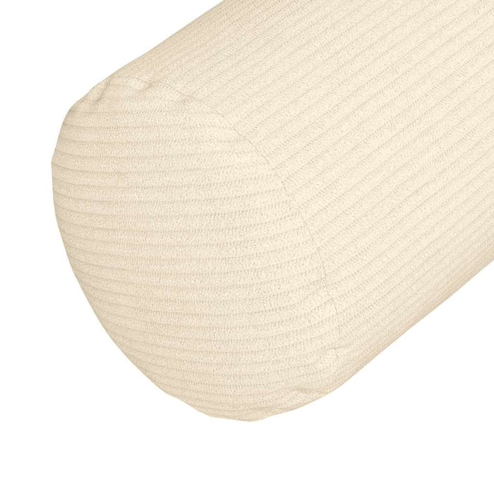Perne Bolster 2 pcs Crem Ø 25 x 70 cm Țesătură din corduroy - WALTI WALTI