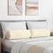 Perne Bolster 2 pcs Crem Ø 25 x 70 cm Țesătură din corduroy - WALTI WALTI