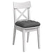 Perne de Șezut 4 pcs Gri închis 40 x 40 x 12 cm țesătură - WALTI WALTI