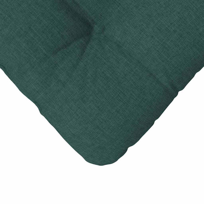 Perne de Șezut 4 pcs Verde închis 40 x 40 x 12 cm țesătură - WALTI WALTI