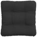 Perne de Șezut 4 pcs Negru 40 x 40 cm Țesătură din microfibră - WALTI WALTI
