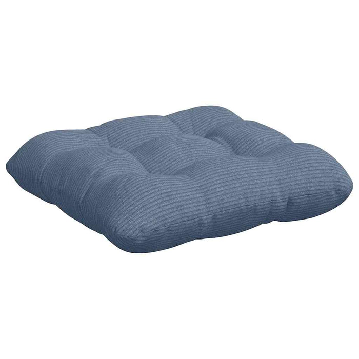 Perne de Șezut 4 pcs albastru 40 x 40 cm Țesătură din corduroy - WALTI WALTI