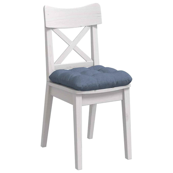 Perne de Șezut 4 pcs albastru 40 x 40 cm Țesătură din corduroy - WALTI WALTI