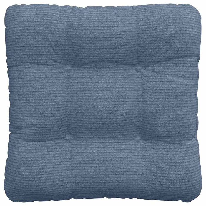 Perne de Șezut 4 pcs albastru 40 x 40 cm Țesătură din corduroy - WALTI WALTI