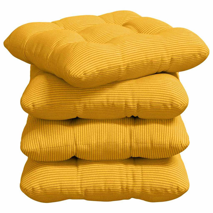Perne de Șezut 4 pcs Galben Deschis 40 x 40 cm - WALTI WALTI