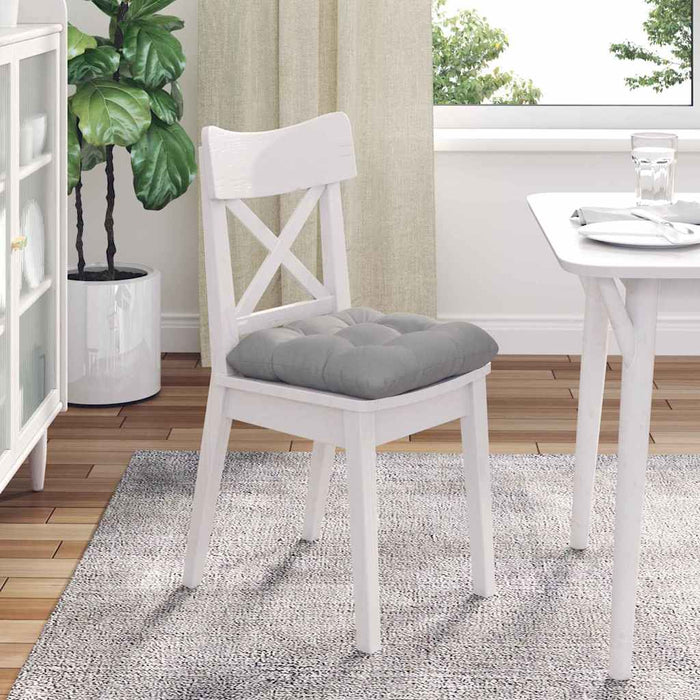 Perne de Șezut 4 pcs Gri nori 45 x 45 x 12 cm țesătură - WALTI WALTI