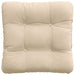 Perne de Șezut 4 pcs Crem 45 x 45 cm Țesătură din microfibră - WALTI WALTI